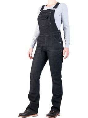 Dovetail Women's Freshly Black Denim Overalls 000/32